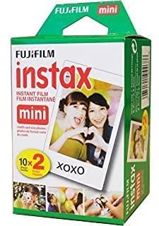 Fujifilm Instax Mini 11 Camera with Fuji Instant Film Twin Pack + Colorful Case, Album, Stickers, and More (Sky Blue) - Abesons 
