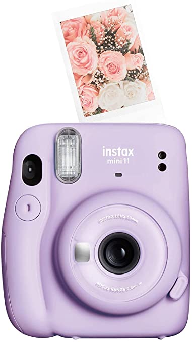 Fujifilm Instax Mini 11 Instant Camera - Lilac Purple With Film 10 Pc Bundle - Abesons 