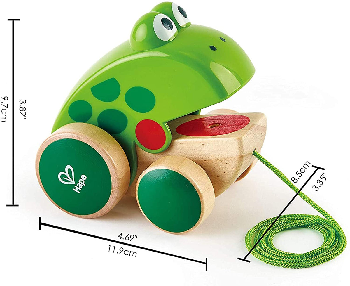 Hape Frog Pull Along - Abesons 